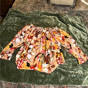 Floral Off-Shoulder Blouse